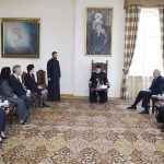 Ամենայն Հայոց Կաթողիկոսն ընդունեց ԱՄՆ Սան Խոսեի պետական համալսարանի պատվիրակությանը 12 8 1