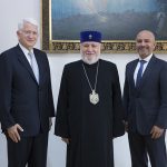 Ամենայն Հայոց Կաթողիկոսն ընդունեց Լոս Անջելեսի Կալիֆոռնիայի համալսարանի ռեկտորին 13 20 4