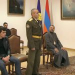 Ամենայն Հայոց Կաթողիկոսն ընդունեց բուժումից վերադարձած զինվորականներին (նկարներ) 17 6 4 4