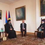 Ամենայն Հայոց Կաթողիկոսն ընդունեց Լիբանանից ժամանած պատվիրակության ներկայացուցիչներին 15 12 1