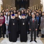 Ամենայն Հայոց Կաթողիկոսը հյուրընկալեց Հայաստանի ազգային պոլիտեխնիկական համալսարանի ուսանողական խորհրդի անդամներին (նկարներ) 28 27 2 1
