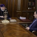 Ամենայն Հայոց Կաթողիկոսն ընդունեց Բարձրագույն դատական խորհրդի նախագահին 12 27 3