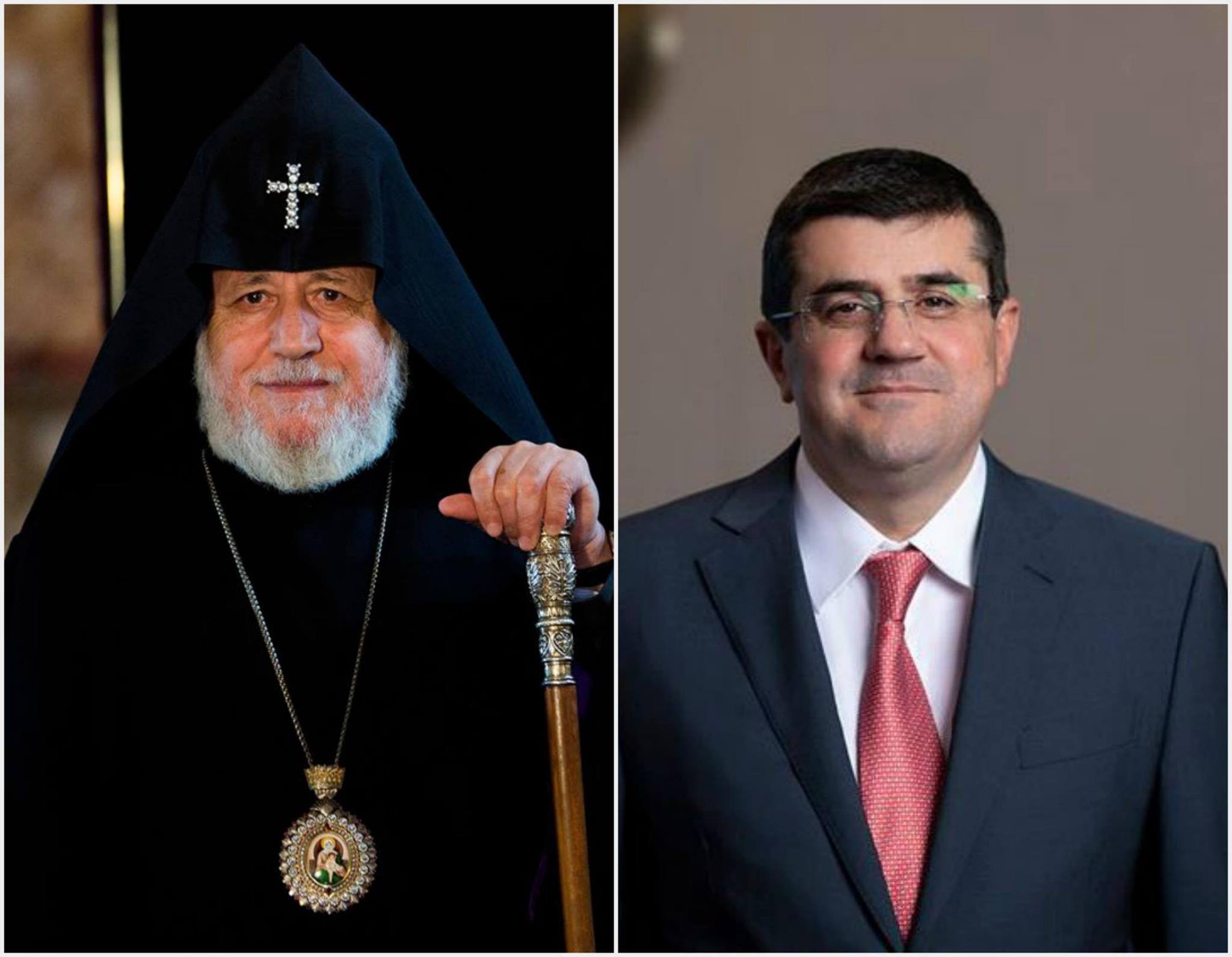 Արայիկ Հարությունյանը հեռախոսազրույց է ունեցել Ն.Ս.Օ.Տ.Տ. Գարեգին Բ Ամենայն Հայոց Կաթողիկոսի հետ 11 Arayik Harutyunyan 24