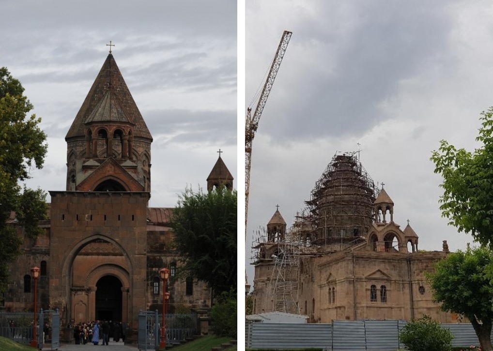 Հունիսի 14-ին կվերատեղադրվի Մայր Տաճարի գմբեթի խաչը 11 Tachar gmbet 12.06.2020