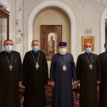 Հոգևորականաց հերթական խումբը մեկնեց առաջնագիծ՝ զորավիգ լինելու հայրենյաց պաշտպաններին 19 Hogevorakanner meknum 235