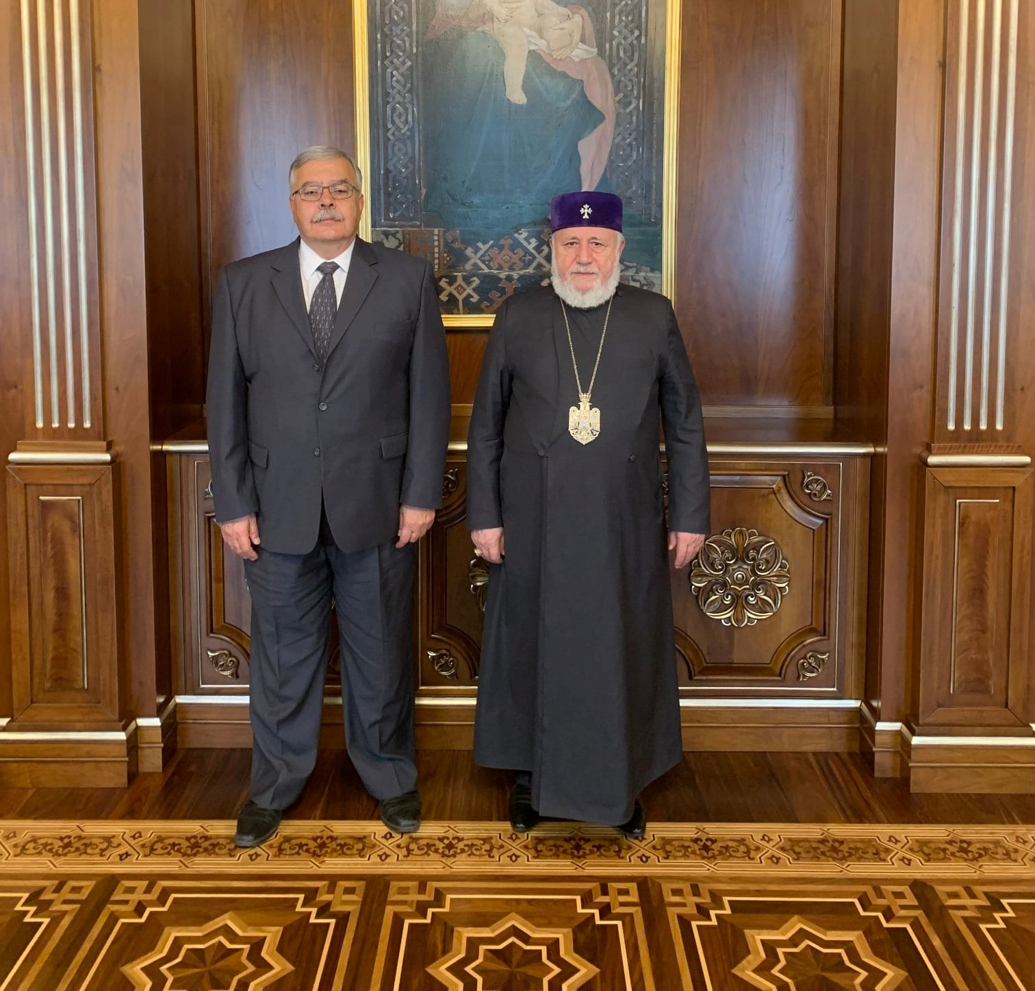 Ամենայն Հայոց Կաթողիկոսն ընդունեց ՀՅԴ Բյուրոյի ներկայացուցիչ Հակոբ Տեր-Խաչատուրյանին 11 Hoyda byuro