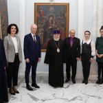 Ամենայն Հայոց Կաթողիկոսն ընդունեց ԵՄ-ում և Եվրոպայում Կանադայի հատուկ բանագնաց, ԳԴՀ-ում արտակարգ և լիազոր դեսպանի գլխավորած պատվիրակությանը 12 ger 27.22.2022.07