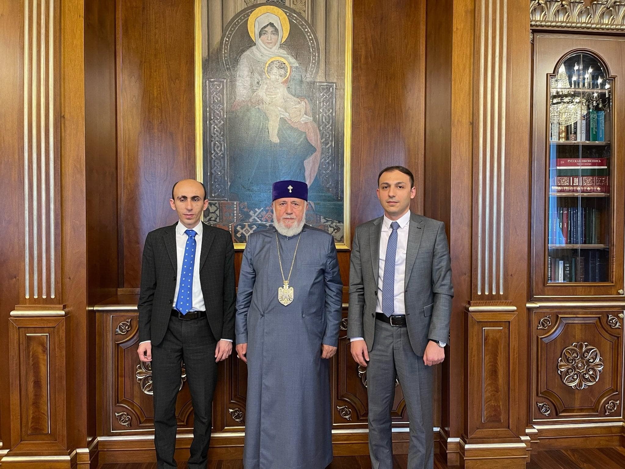 Ամենայն Հայոց Կաթողիկոսն ընդունեց Արցախի պետնախարարին և ՄԻՊ–ին (նկարներ) 64 Artsakh mip2
