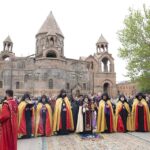 Հայոց Ցեղասպանության սուրբ նահատակների ոգեկոչման արարողությունները Մայր Աթոռ Սուրբ Էջմիածնում (նկարներ) 27 Ceghaspanutyan vogekochum 10