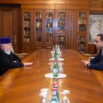 Ամենայն Հայոց Կաթողիկոսն ընդունեց Երևանի փոխքաղաքապետին 12 Garegin B Avinyan