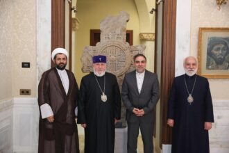 Ամենայն Հայոց Կաթողիկոսն ընդունեց ԻԻՀ դեսպանատան Մշակույթի կենտրոնի ղեկավարին (նկարներ) 32 Irani mshakuyti despan 1