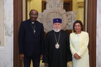 Ամենայն Հայոց Կաթողիկոսն ընդունեց ԵՀԽ պատվիրակությանը (նկարներ) 46 EHKH patvirakutyun 5