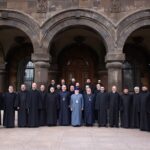 Ամենայն Հայոց Կաթողիկոսը հանդիպում ունեցավ վերապատրաստման դասընթացներին մասնակից եկեղեցականների հետ 16 Qahanayic verapatrastum 6